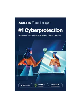 Acronis True Image Advanced [3 devices - 1 year] + 50 GB Cloud Storage