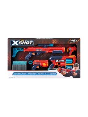 Blaster set Excel Combo Hawk + Xces s + Fury 4 + Micro