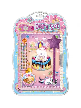 Pecoware Diary with pen - Kitten