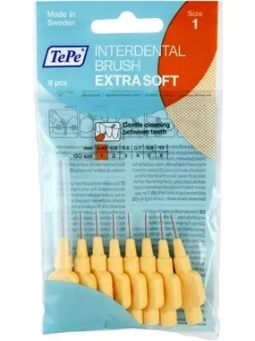 Soft interdental brushes eXRate 8 pieces