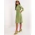 Women's light green shirt dress