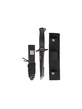 Mil-Tec German Combat Knife Black 2000 steel 440