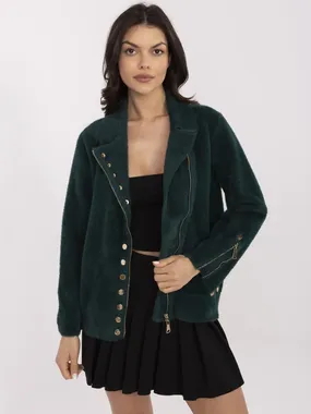 Women's dark green transition jacket