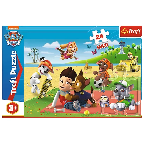 Puzzles 24 elements MAXI Fun on the blanket Paw Patrol