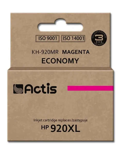 Actis KH-920MR tinte (aizstājējs HP 920XL CD973AE; standarta; 12 ml; fuksīna)