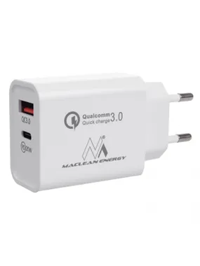 Power charger 20W QC 3.0 PD Maclean MCE485W