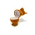 Suede gift box Reindeer KDET24