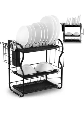 Dryer for dishes three-level MS-603 Massido black