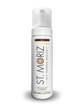 Bronzing mousse with dark tan on the body and face Professional 200 ml