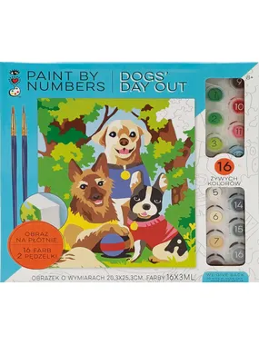 Painting by numbers Dogs