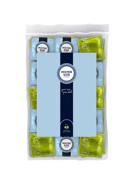 MISTER SIZE - CONDOM SIZE S 49 MM (100 UNITS)