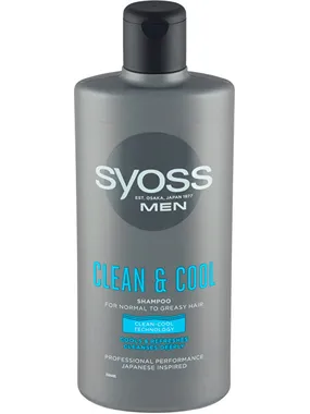 Men's Shampoo for Normal to Oily Hair Clean & Cool (Shampoo)