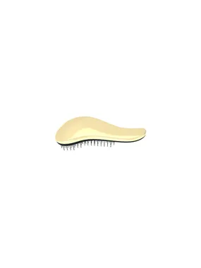 Hair brush with Gold handle