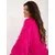 Women's fuchsia oversized sweater