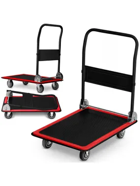 HM-506 Platform transport trolley black and red