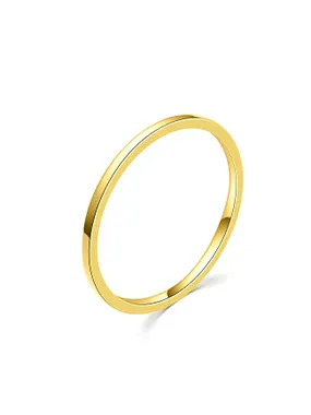 Minimalist gold-plated ring R0001984