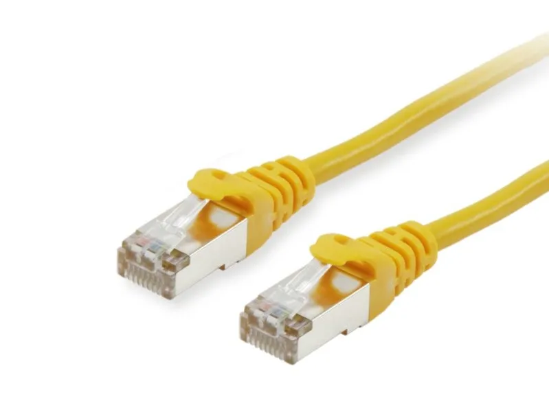 Aprīkot Cat.6 S/FTP Patch Cable, 0,15m, dzeltens