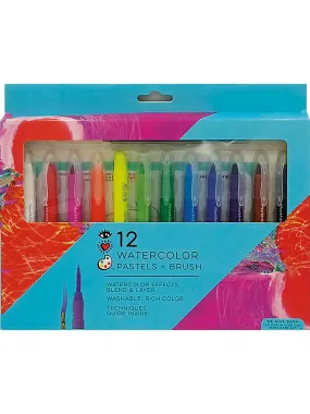 Watercolor pastels 12 colors