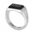 Modern men's steel ring All Stacked Up JF04603040