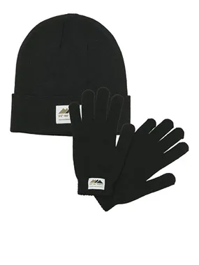Men's set - hat and gloves JACHILL 12264107 Black