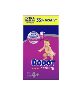 DODOT ACTIVITY talla 4+ pañales 10-15 kg 104