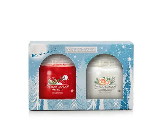 Christmas gift set Signature candles 2 pcs