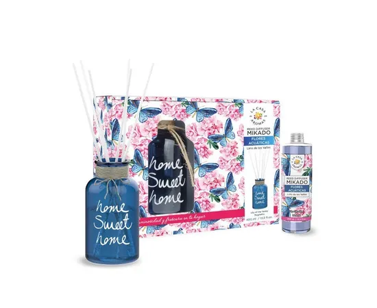 Sweet Home set of scented sticks + Lily of the Valley vase 400ml
