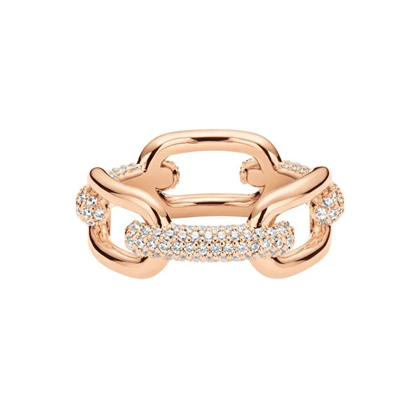 Stylish bronze ring Crystal Link DW0040057