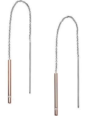 Luxury steel earrings SKJ1079998