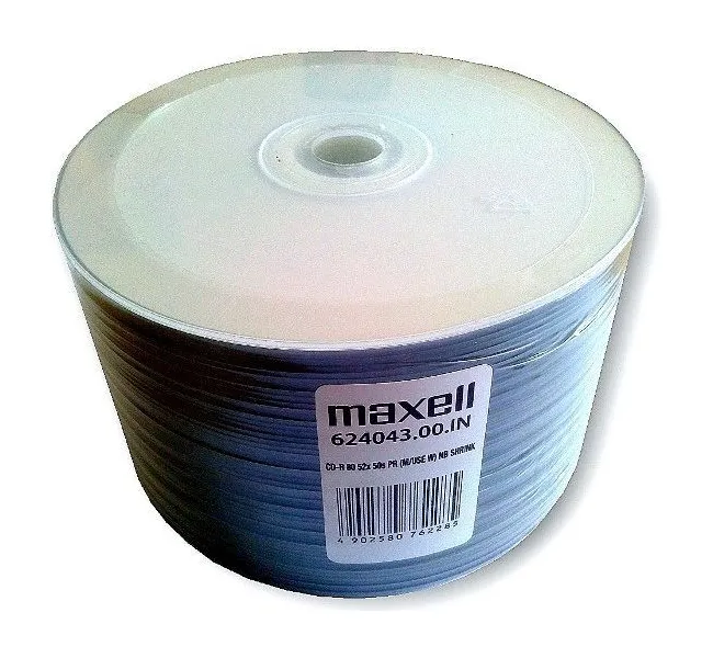 Maxell CD-R 80/700 MB 52x50p 50 gab.