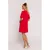 M788 A-line dress with pockets - red