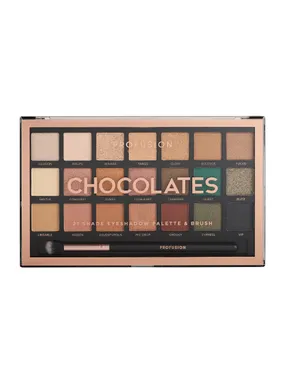Chocolates Eyeshadow Palette a palette of 21 eyeshadows with a brush