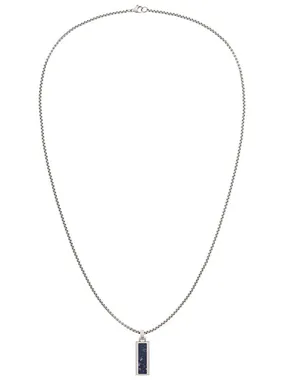 Original steel necklace with sodalite 2790542