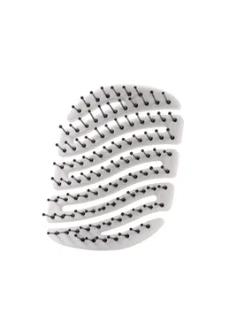 Mila Pocket Hair Brush little White Hair Brush