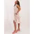 Women's white and pink Printed dress