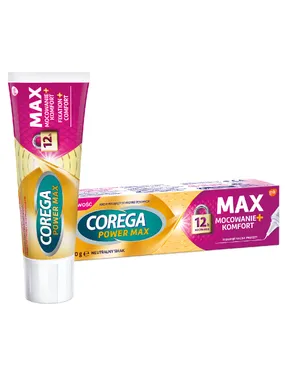 Power Max Fixation + Comfort cream for dentures with a neutral taste 40g