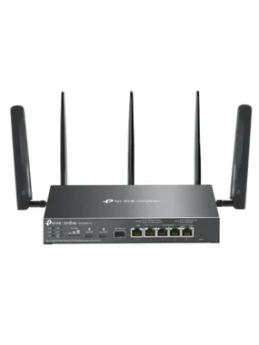 Omada 4G+ Cat6 AX3000 Gigabit VPN Gate with 4-Port PoE+PORT: 1× Gigabit SFP WAN/LAN Port, 1× Gigabit RJ45 WAN Port, 4× Gigabit WAN/LAN