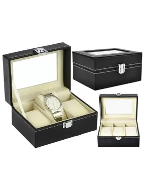 Watch organizer with 3 compartments