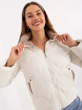 Women's ecru transition jacket