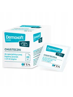 Clean eyelid care wipes 20 pcs