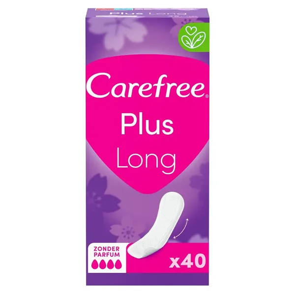 Plus Long Unscented panty liners 40 pcs.