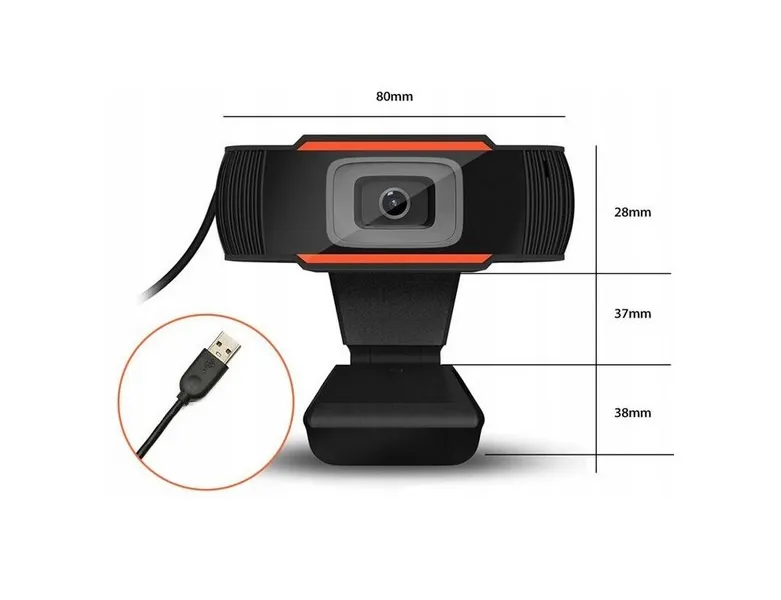 WEB CAMERA FULL HD WITH MICROPHONE