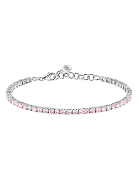 Luxury recycled silver tennis bracelet Tesori SAIW183