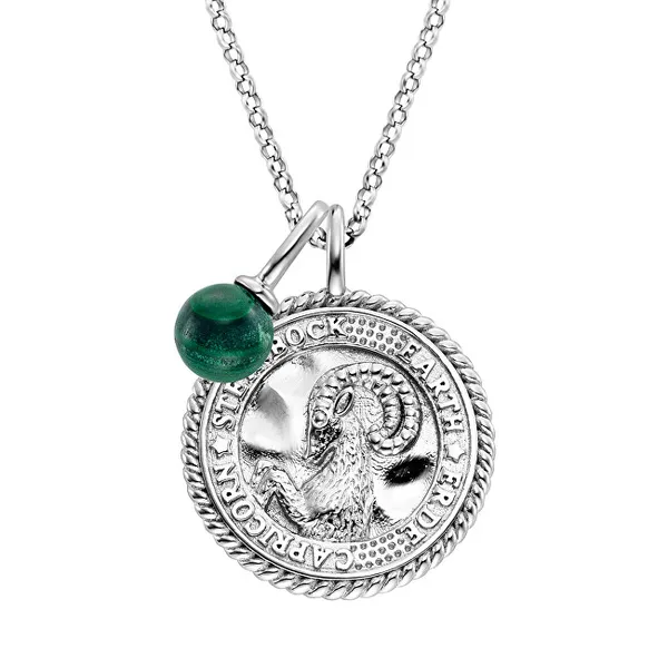 Silver necklace Capricorn ERN-CAPRI-MLZI (chain, pendant)