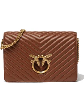 Women's leather crossbody handbag