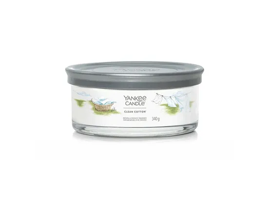 Aromatic candle Signature tumbler medium Clean Cotton 340 g