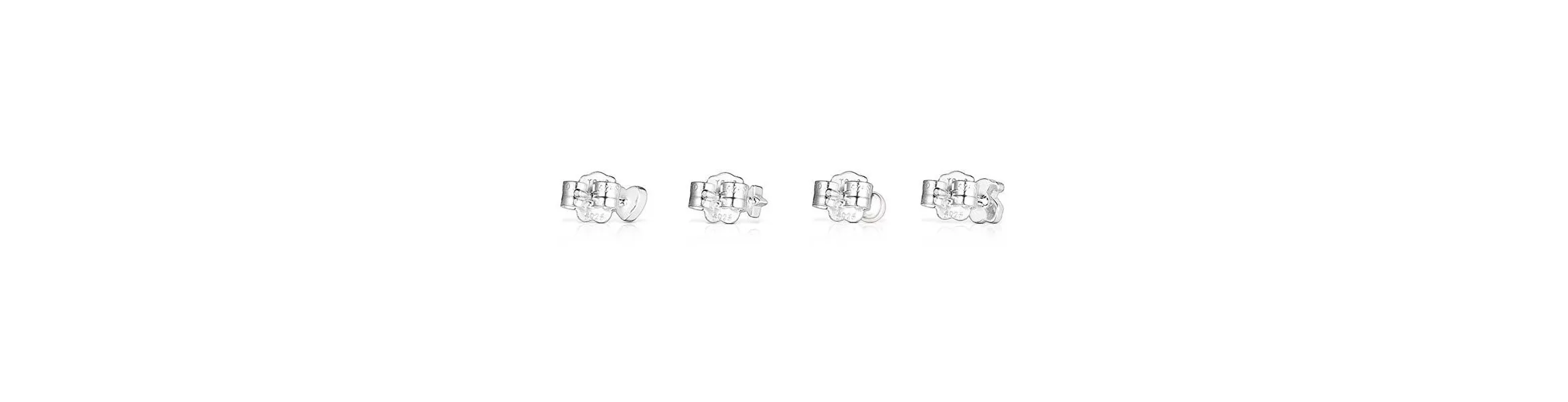 Cool Joy silver stud earrings set 1003190400