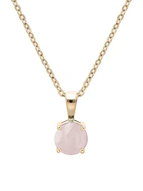 Fine Gold Plated Rose Necklace PO/SP10282I