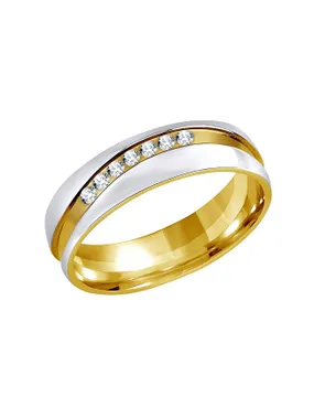 Steel wedding ring for women MARRIAGE RRC2050-Z
