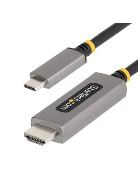 StarTech.com 10 pēdu (3 m) USB-C uz HDMI adaptera kabelis, 8K 60Hz, 4K 144Hz, HDR10, USB Type-C uz HDMI 2.1 video pārveidotāja kabelis, USB-C DP Alt režīms/USB4/Thunderbolt 3/4 saderīgs — USB -C klēpjdators uz HDMI monitoru